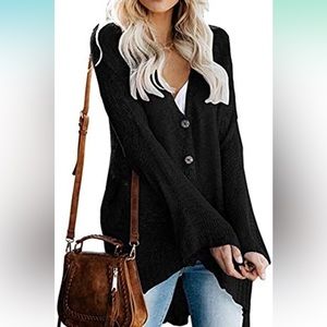 3/$25 ❤️ Boho Knit Loose Lightweight V Neck Button Down Cardigan